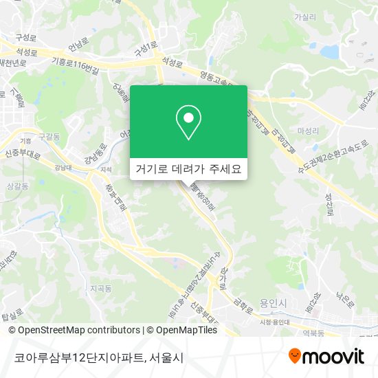 코아루삼부12단지아파트 지도