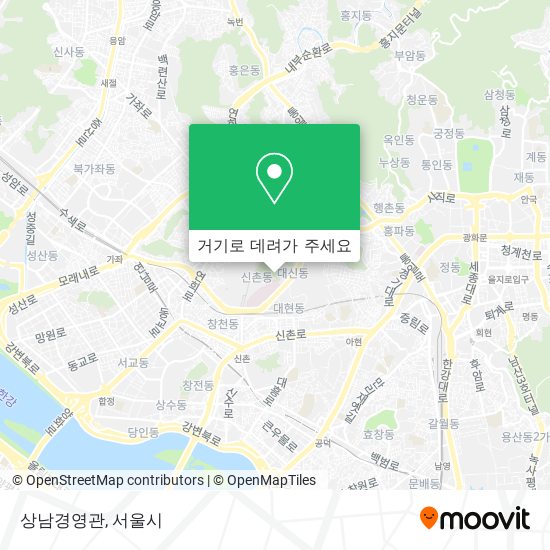 상남경영관 지도