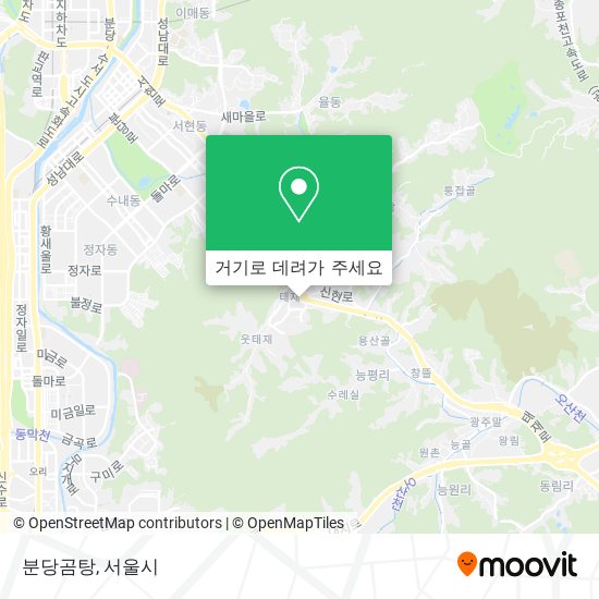 분당곰탕 지도