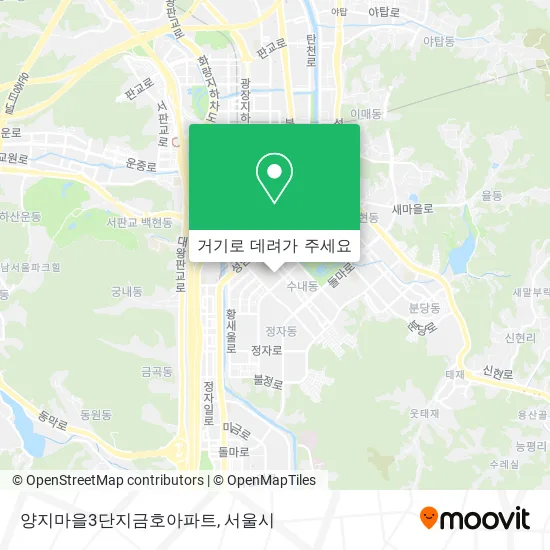 양지마을3단지금호아파트 지도
