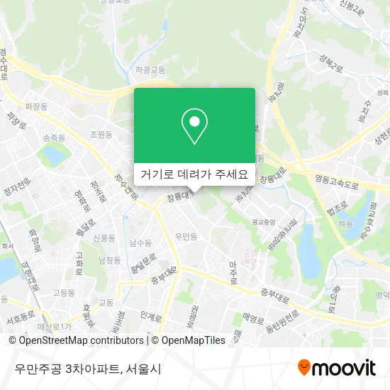 우만주공 3차아파트 지도