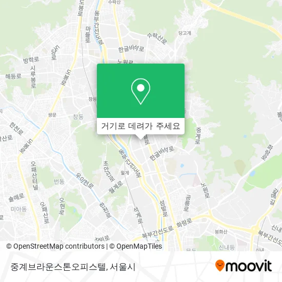 중계브라운스톤오피스텔 지도