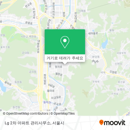 Lg 2차 아파트 관리사무소 지도