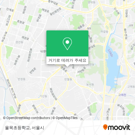 율목초등학교 지도