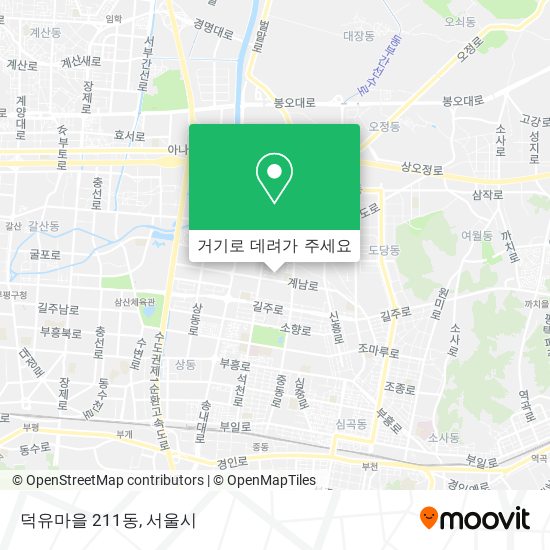 덕유마을 211동 지도