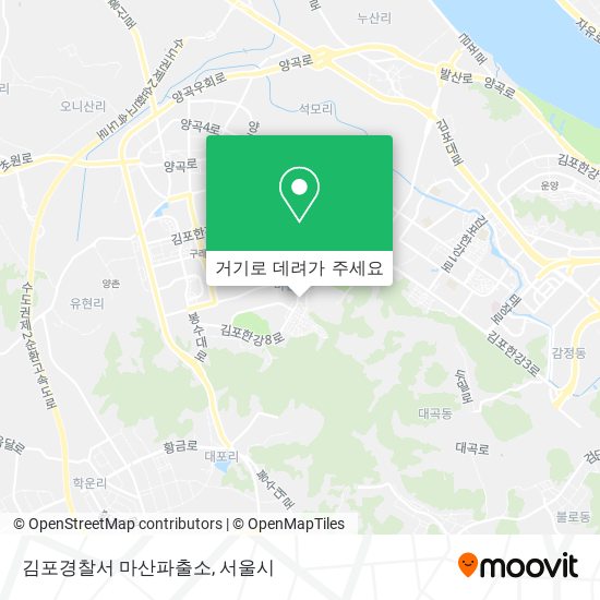 김포경찰서 마산파출소 지도
