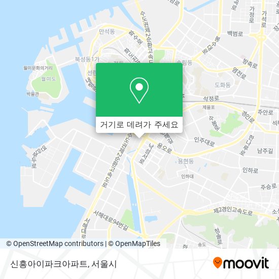 신흥아이파크아파트 지도