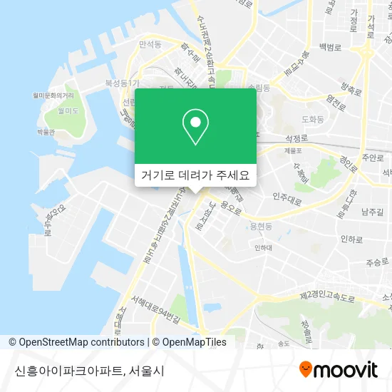 신흥아이파크아파트 지도