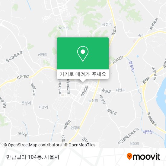 만남빌라 104동 지도