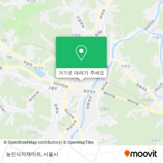 농민식자재마트 지도