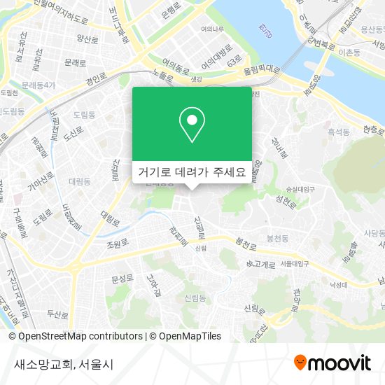 새소망교회 지도