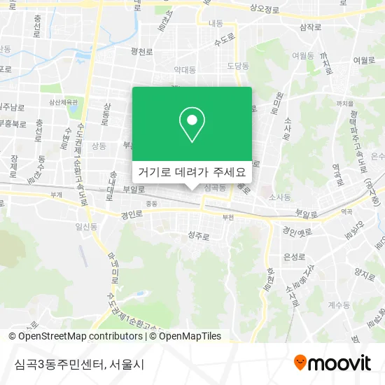 심곡3동주민센터 지도