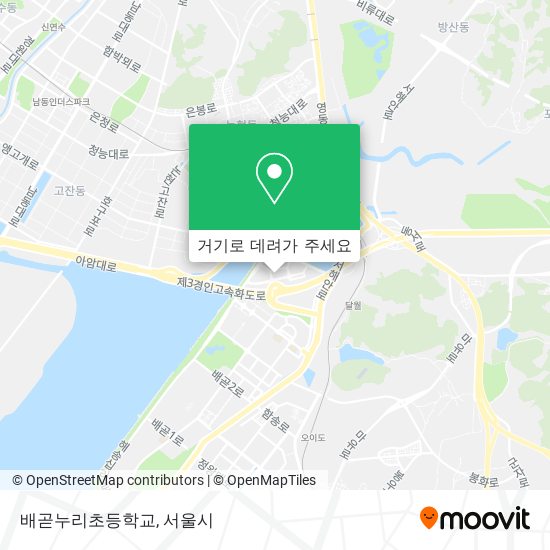 배곧누리초등학교 지도