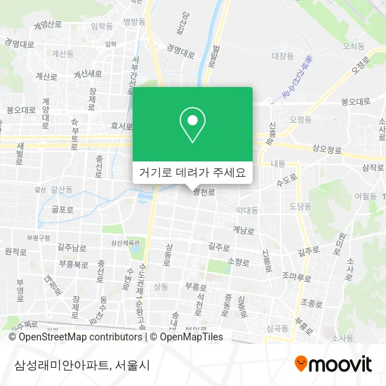 삼성래미안아파트 지도