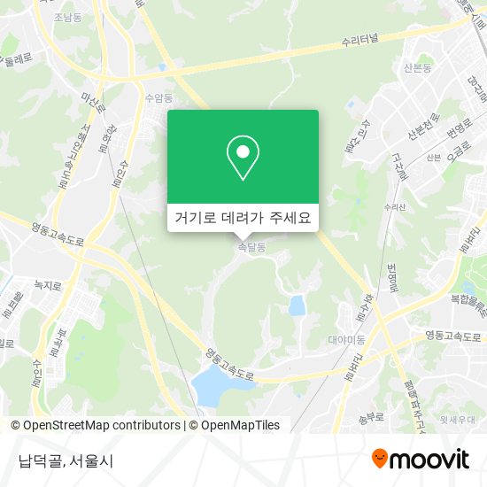 납덕골 지도