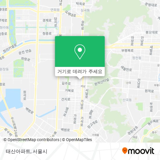 태산아파트 지도