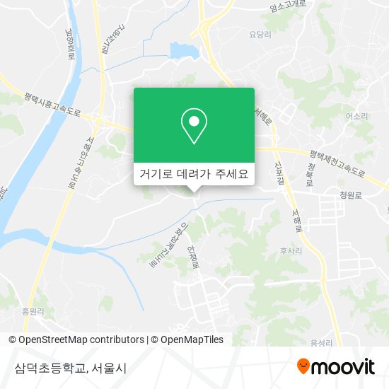 삼덕초등학교 지도