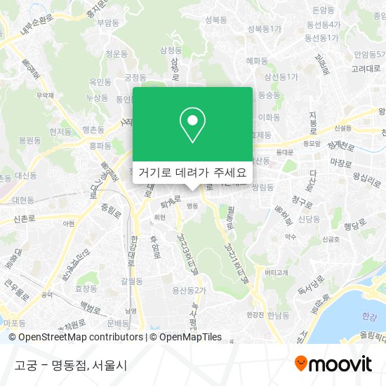 고궁 – 명동점 지도