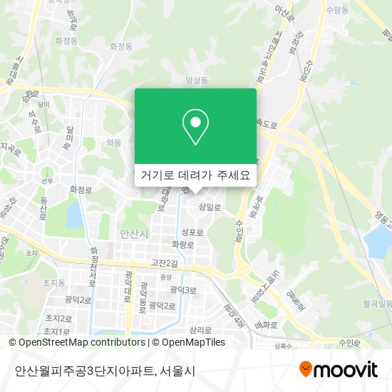 안산월피주공3단지아파트 지도