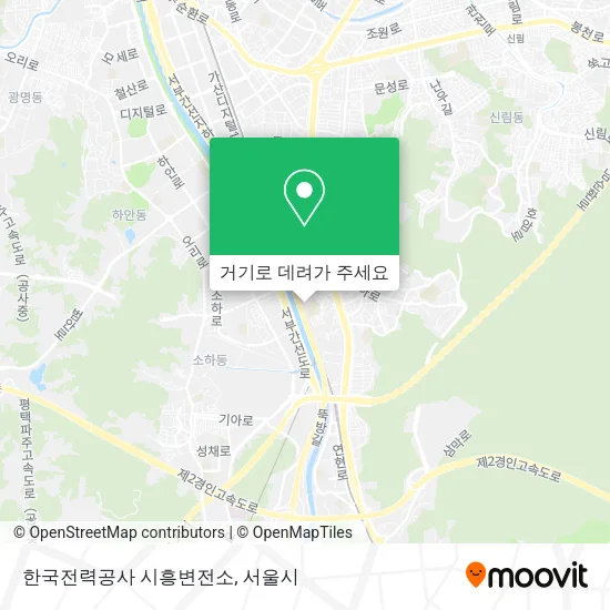 한국전력공사 시흥변전소 지도