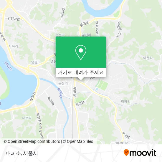 대피소 지도