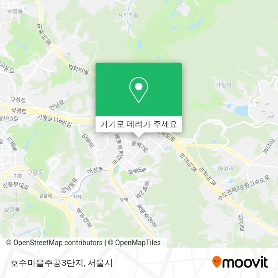 호수마을주공3단지 지도