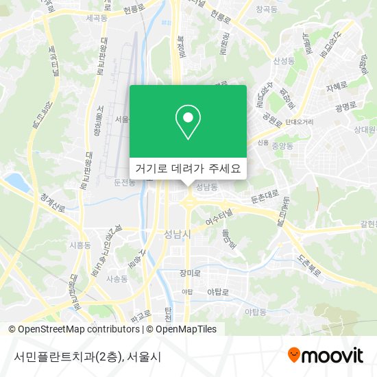 서민플란트치과(2층) 지도