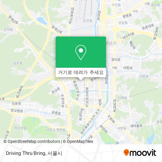 Driving Thru Bring 지도