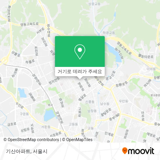 기산아파트 지도