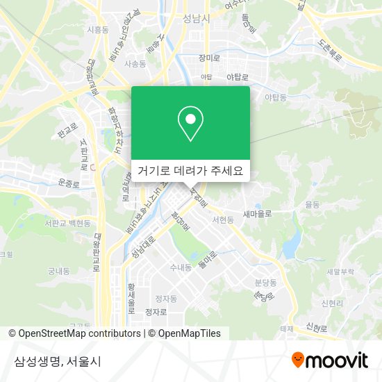 삼성생명 지도