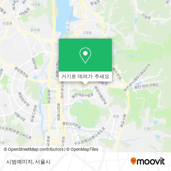 시범예미지 지도
