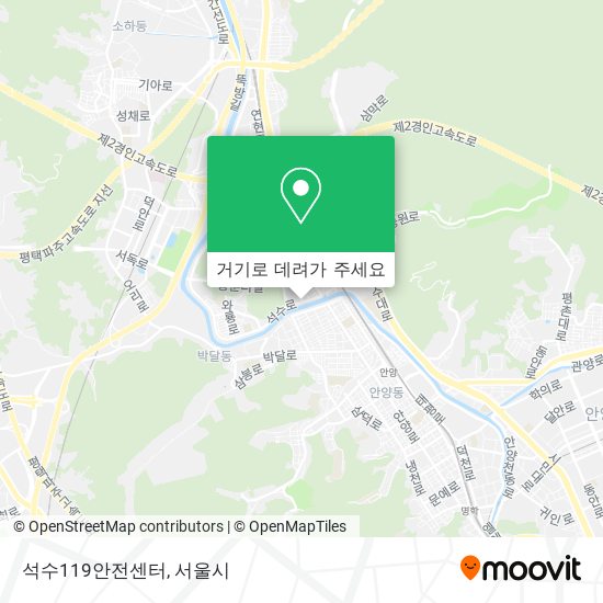 석수119안전센터 지도