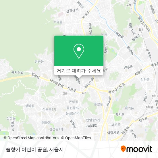 솔향기 어린이 공원 지도