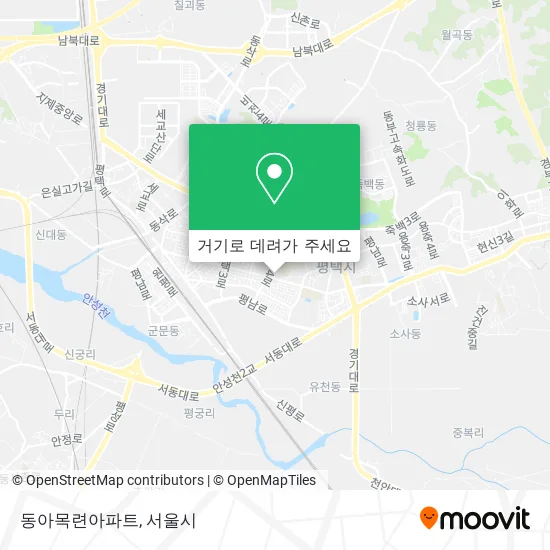 동아목련아파트 지도
