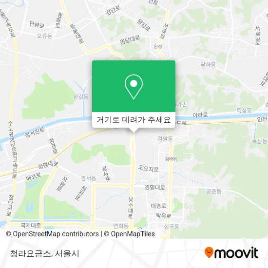 청라요금소 지도