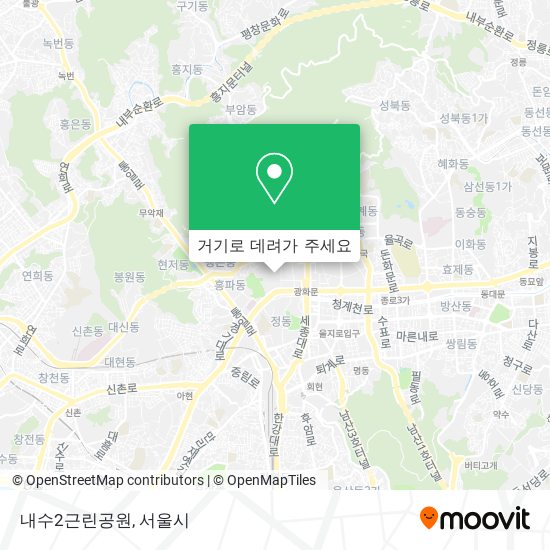 내수2근린공원 지도