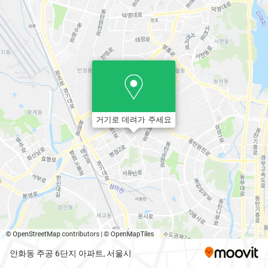 안화동 주공 6단지 아파트 지도