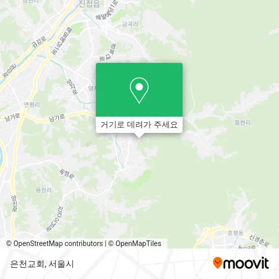 은천교회 지도