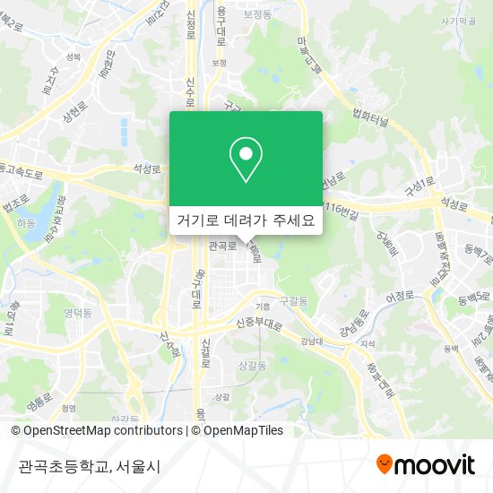 관곡초등학교 지도