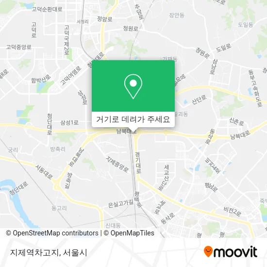 지제역차고지 지도
