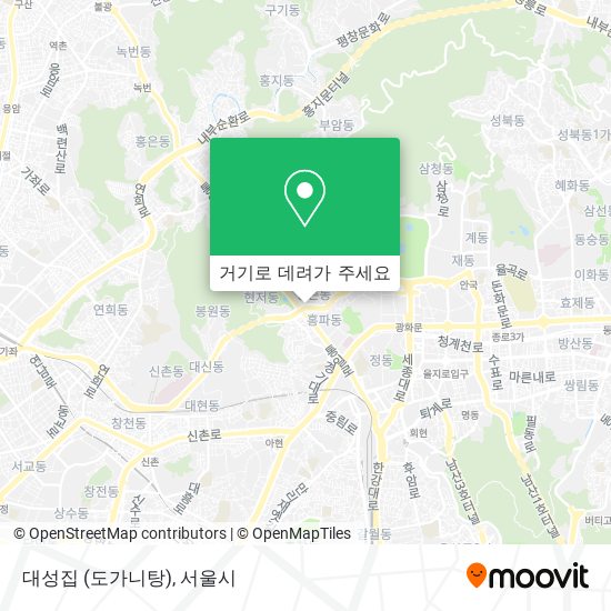 대성집 (도가니탕) 지도