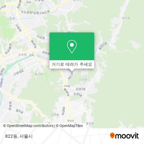 822동 지도