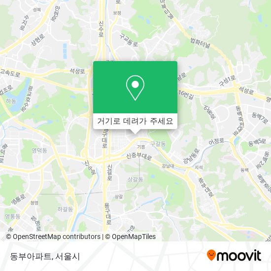 동부아파트 지도