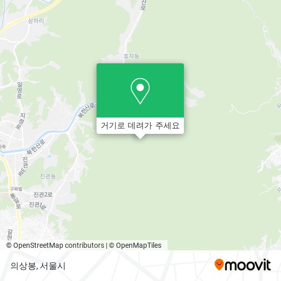 의상봉 지도