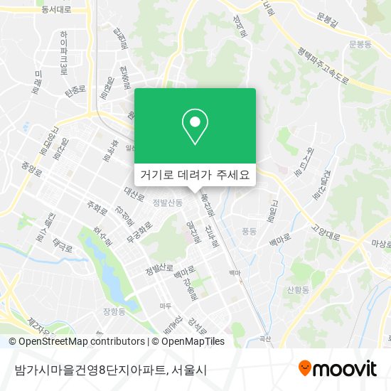 밤가시마을건영8단지아파트 지도