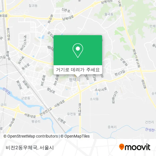 비전2동우체국 지도