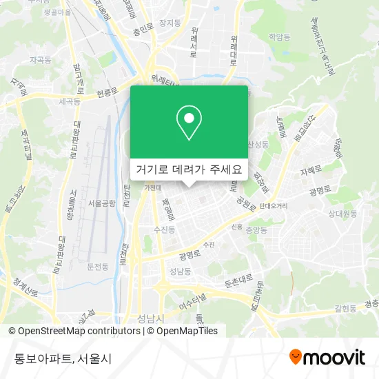 통보아파트 지도