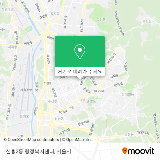 신흥2동 행정복지센터 지도