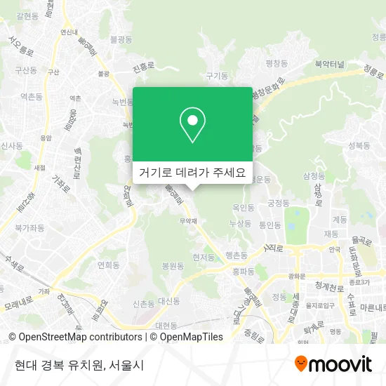 현대 경복 유치원 지도