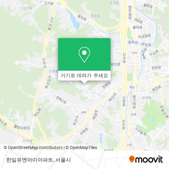 한일유엔아이아파트 지도